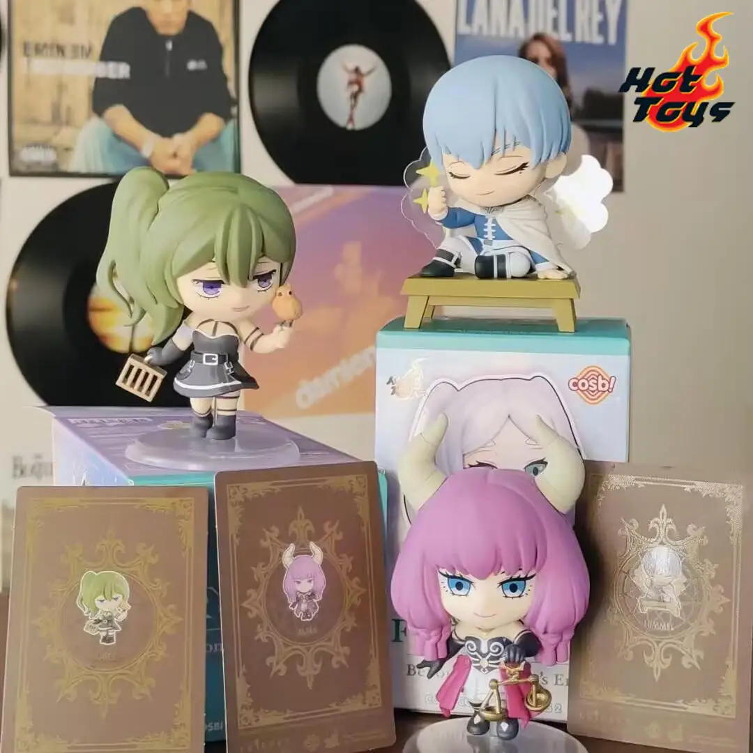 

New Original Hot Toys Cosbi Frieren: Beyond Journey'S End Wave 2 Mini Figure Blind Box Aura The Guillotine & Linie