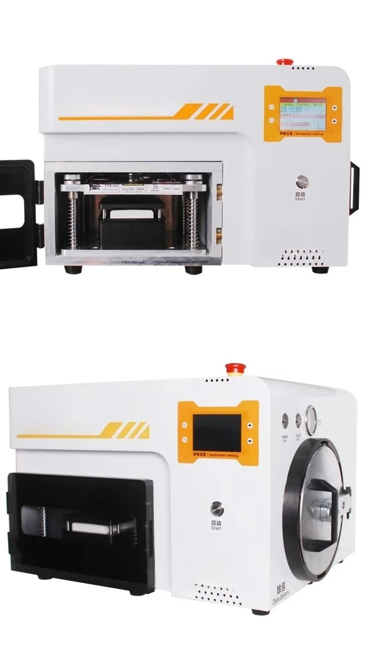 

laminating machine, all-in-one machine, vacuum defoaming machine, curved screen pressing machine