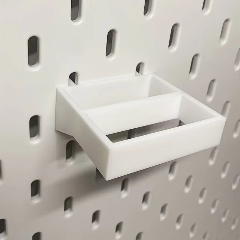 ل ايكيا سكاديس كماشة ومقص تخزين الرف الأبيض البلاستيك أداة تخزين حامل الرف ورشة عمل المنزل مكتب التخزين