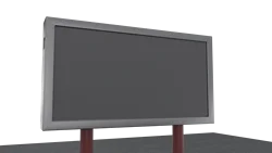 P6.66 Outdoor fixed installation 960X960mm aluminum box high refresh LED display screen, supporting 3D material playback