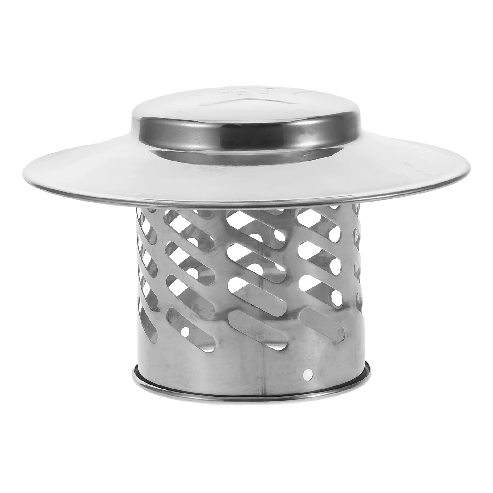 

Rain Hat Stainless Steel Chimney Cover Roof Exhaust Vent Cap Caps for Gas Fireplace