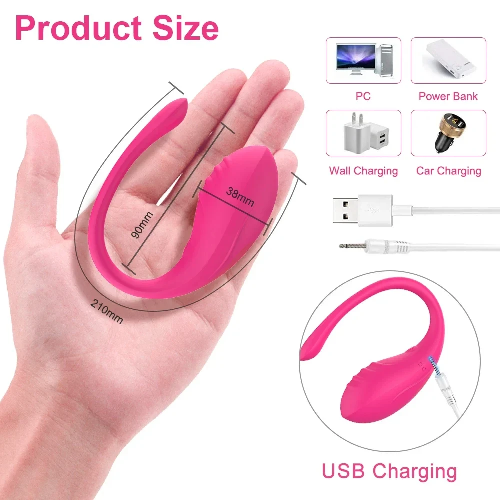 Wireless Bluetooth G Spot Vibrator for Women Clitoris Stimulator Dildo Wear Vibrating Egg Female Panties Sex Toys for Couple 18+