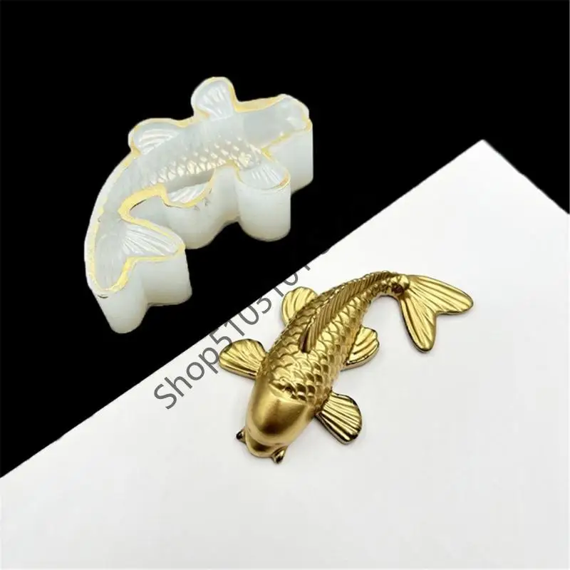 X6he سهلة إزالة القالب السمك سيليكون الكارب لمشاريع فنية الراتنج وديكور المنزل