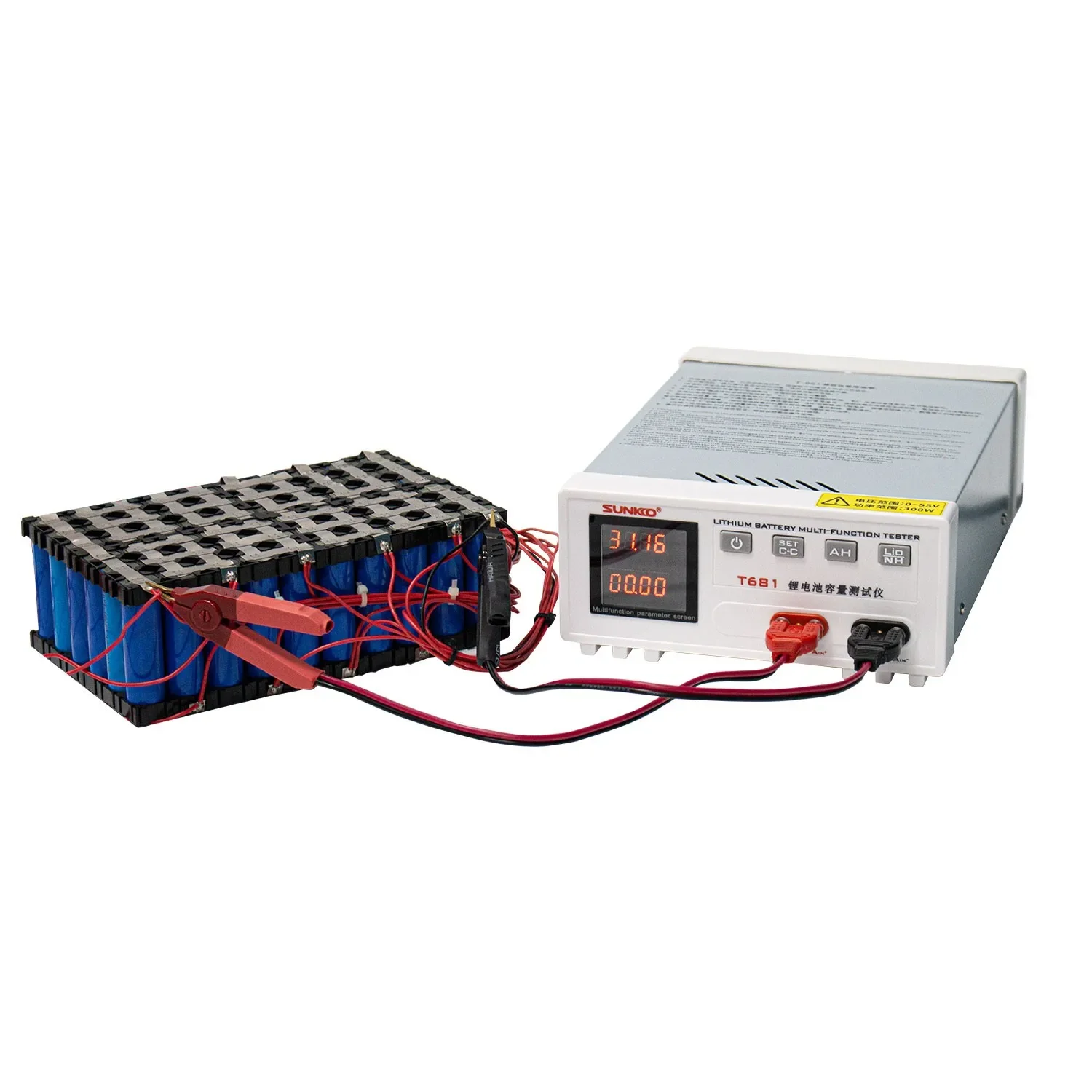 

2026 T-681 0-84V Lithium Battery Capacity Tester Multi-function Tester with High Definition Digital Display Screen