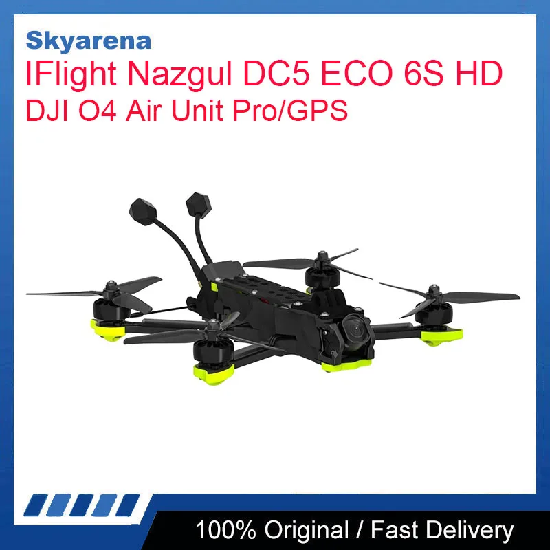 IFlight Nazgul DC5 ECO O4 6S HD Freestyle Quad (DC) - ATF435 55A XING-E Pro 2207 1800KV O4 Air Unit Pro