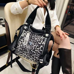 New Black Luxury Handbag Women Soft Leather Tote Bag Designer Lady Large Shoulder Bag Female Fashion High-Capacity Crossbody Bag