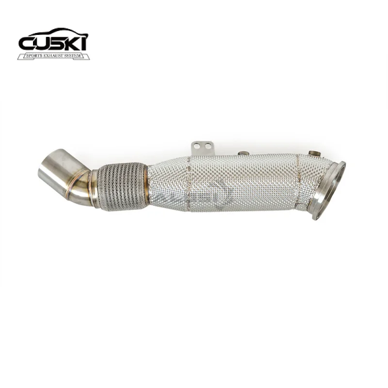 

Водосточная труба Выхлопная труба для BMW 340i 440i F30 F32 F33 F36 B58 3.0T 2015-2018 Выхлопная изоляция Многослойная труба Выходная мощность управления