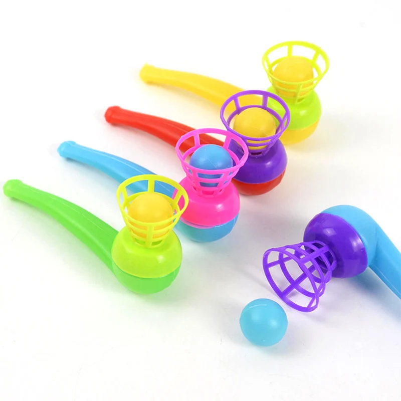 6/12pcs Suspended Floating Blow Ball Pipe Board Game Kids Boy Girl Birthday Party Favors Pinata Fillers Toys Christmas Gift