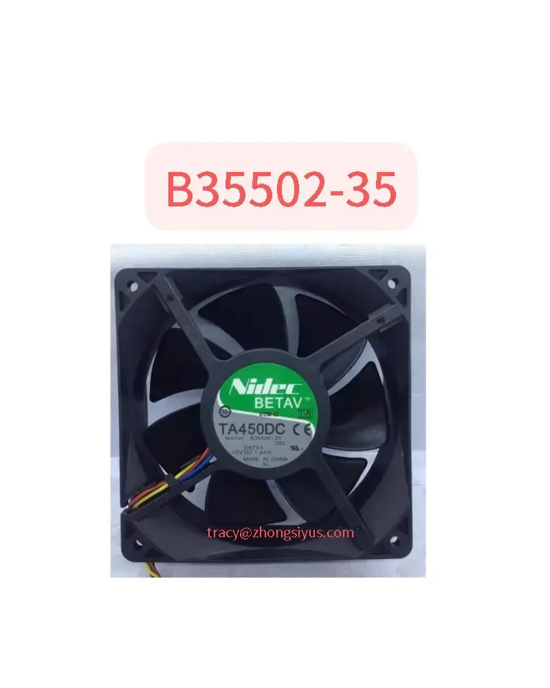 

New 12038 12CM B35502-35 12V 1.40A 4-wire PWM Temperature Control Chassis Fan