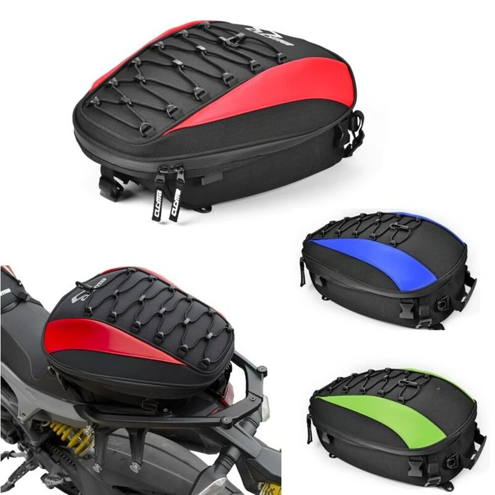 

Motorcycle Rear Tail Seat Bag Helmet Luggage Backpack Carry Bag For DR-Z DRZ 400/S/E/SM