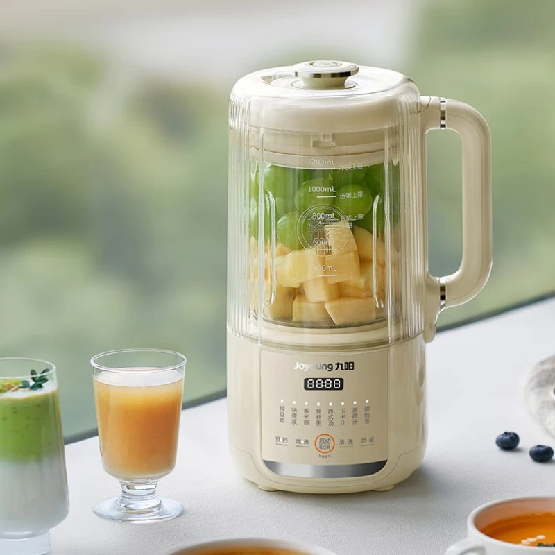 

Joyoung 1.2L Soymilk Maker with Soundproof Cover, Quiet Blender, Rice Paste Maker, Household Fully Automatic Multifunctional