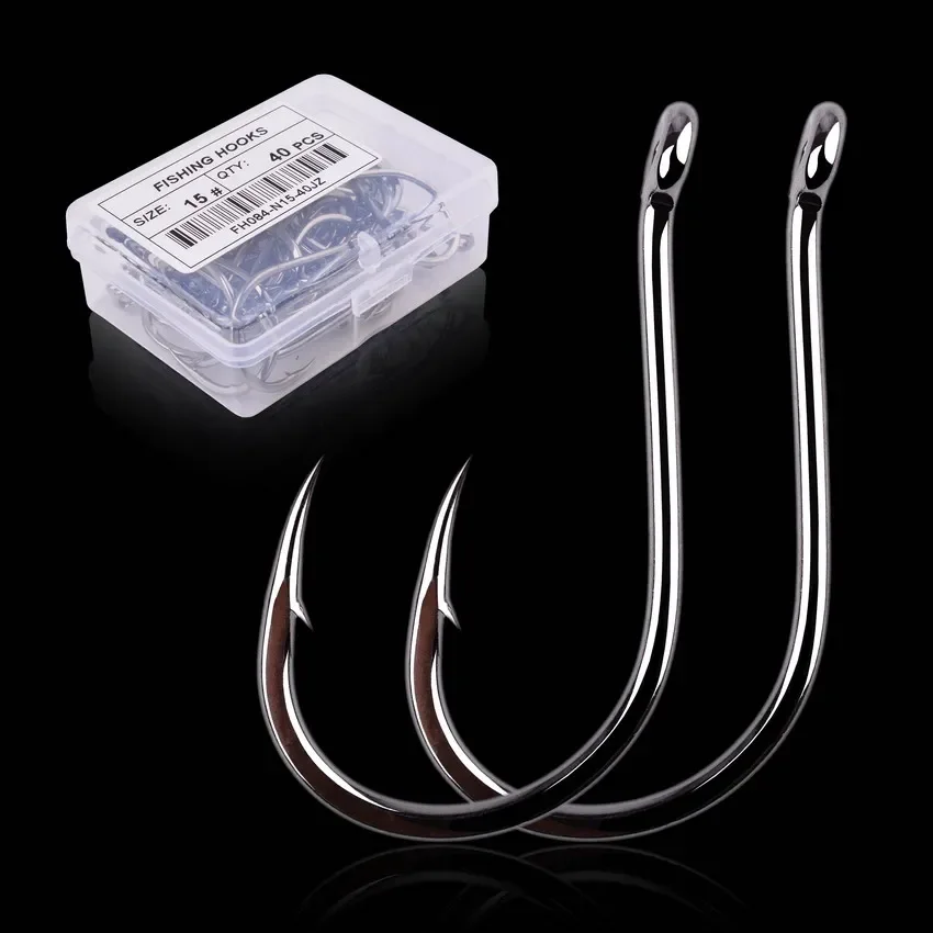 50/20pc / Box High Carbon Steel Fishing hooks 18 Size Barbed Jig Hook Carp Fishing Jig Hook Head for Fly fishing Accessories