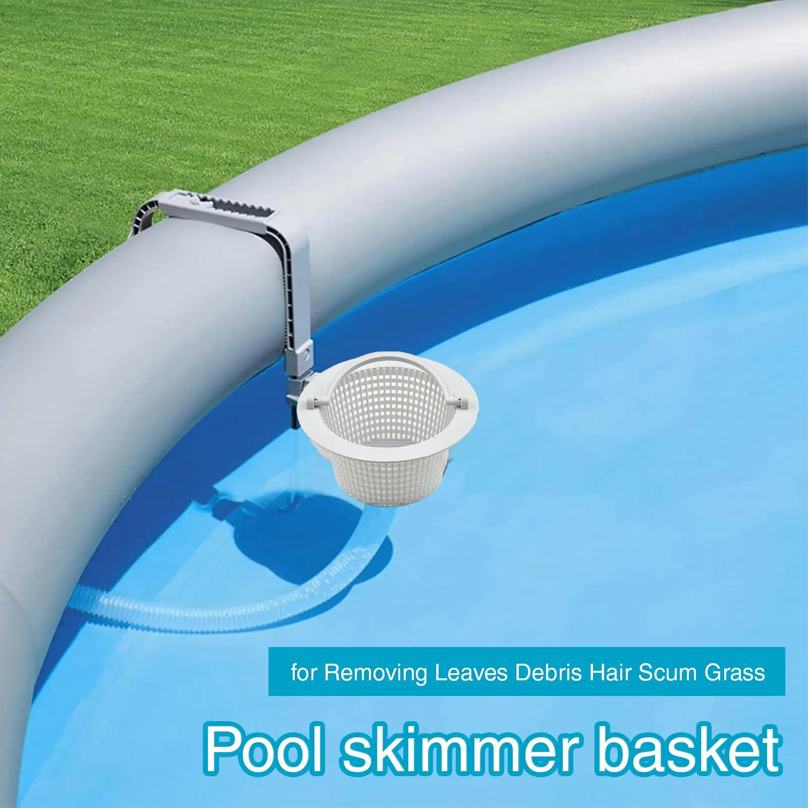 

Корзина для бассейна, фильтр, сменная корзина с ручкой, запасные части для чистки бассейна, скиммеры для удаления листьев, мусора, волос
