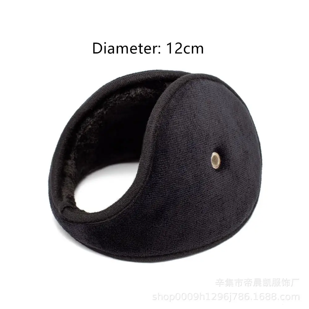 Behind Band Head Outdoor Mens Earwarmers Soft With Loudspeaker Hole Plush Earmuffs Ear Muffs