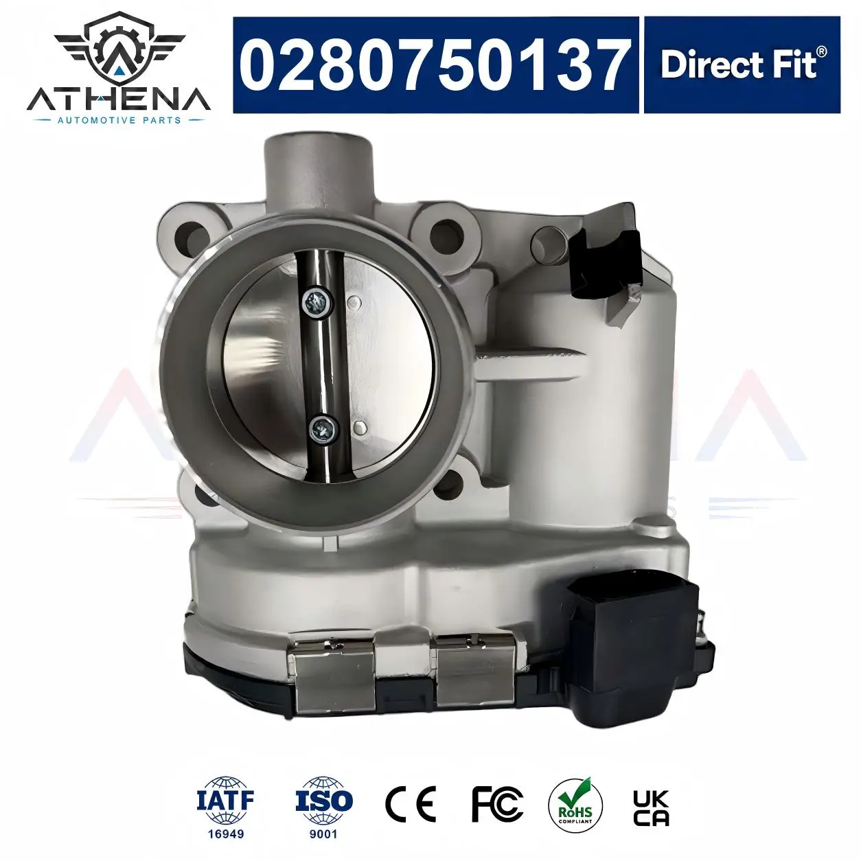 0280750137 Electronic Throttle Body Replacement For Fiat 500 Punto Bravo 1.4L Petrol 55187316 77363462