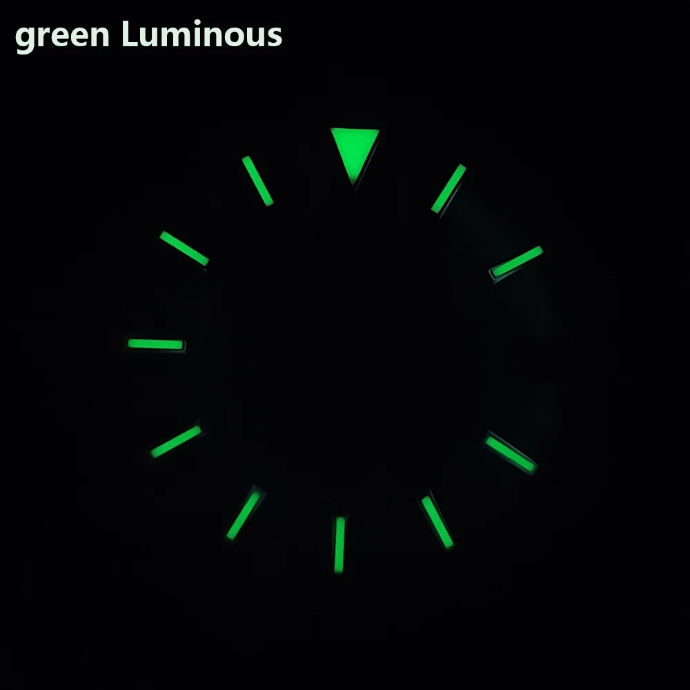 28.5mm  Dial  NH35 Watch Dial Face Insert Parts for Watch NH35 Movement Watch green Luminous Accessories