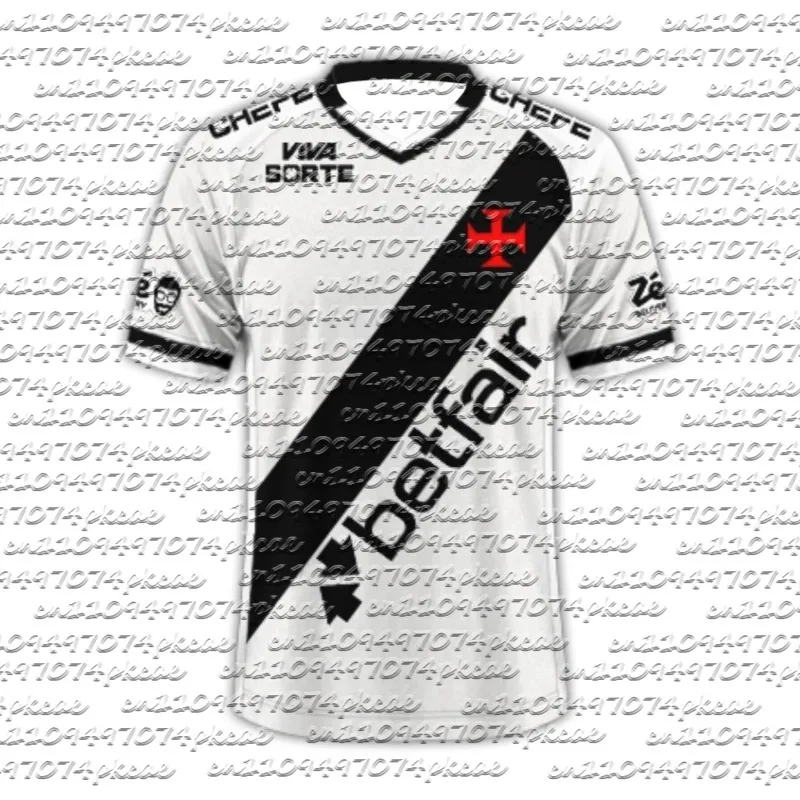 Nueva temporada 25/26, camiseta de fútbol Vasco Da Gama, camiseta de fútbol transpirable de secado rápido para entrenamiento de fútbol, ropa de calle de moda