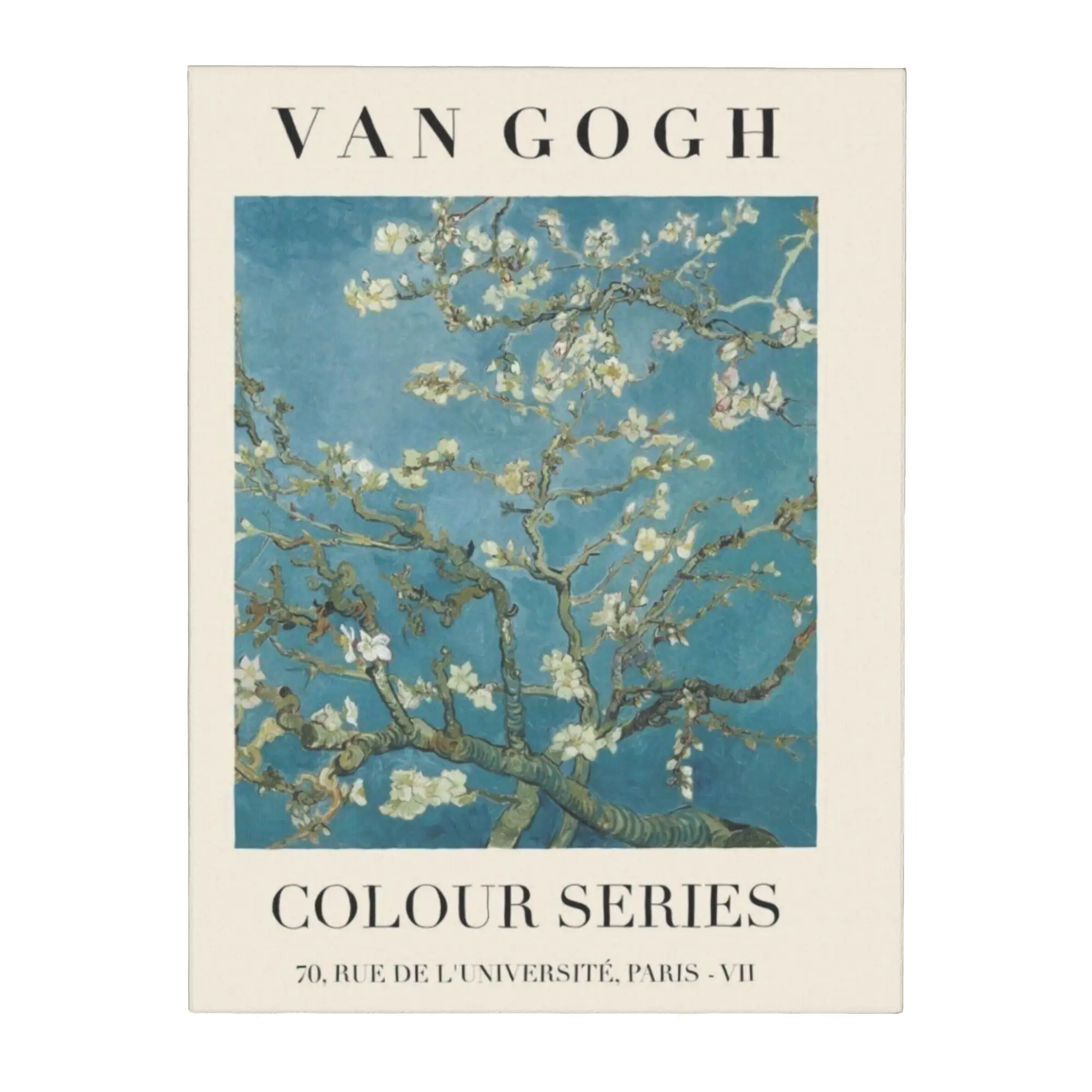 Modern Wall Art Canvas Print Unframed Custom Canvas Painting Office Home Decor Vincent Van Gogh Wall Hanging Artwork  30x40cm,