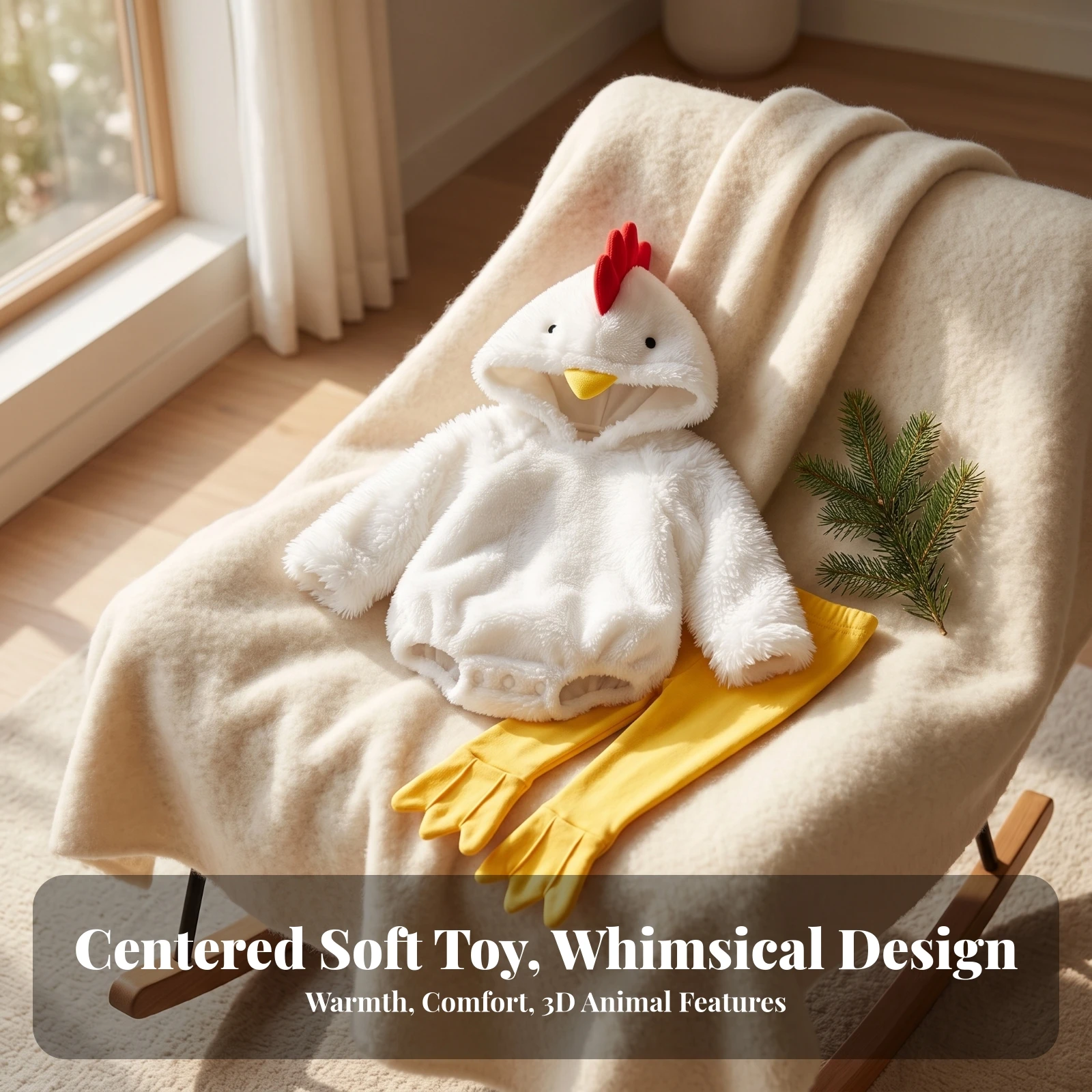 ชุดคอสเพลย์ไก่น่ารัก ชุดรอมเปอ - Baby Clothing Set บทวิจารณ์และราคา