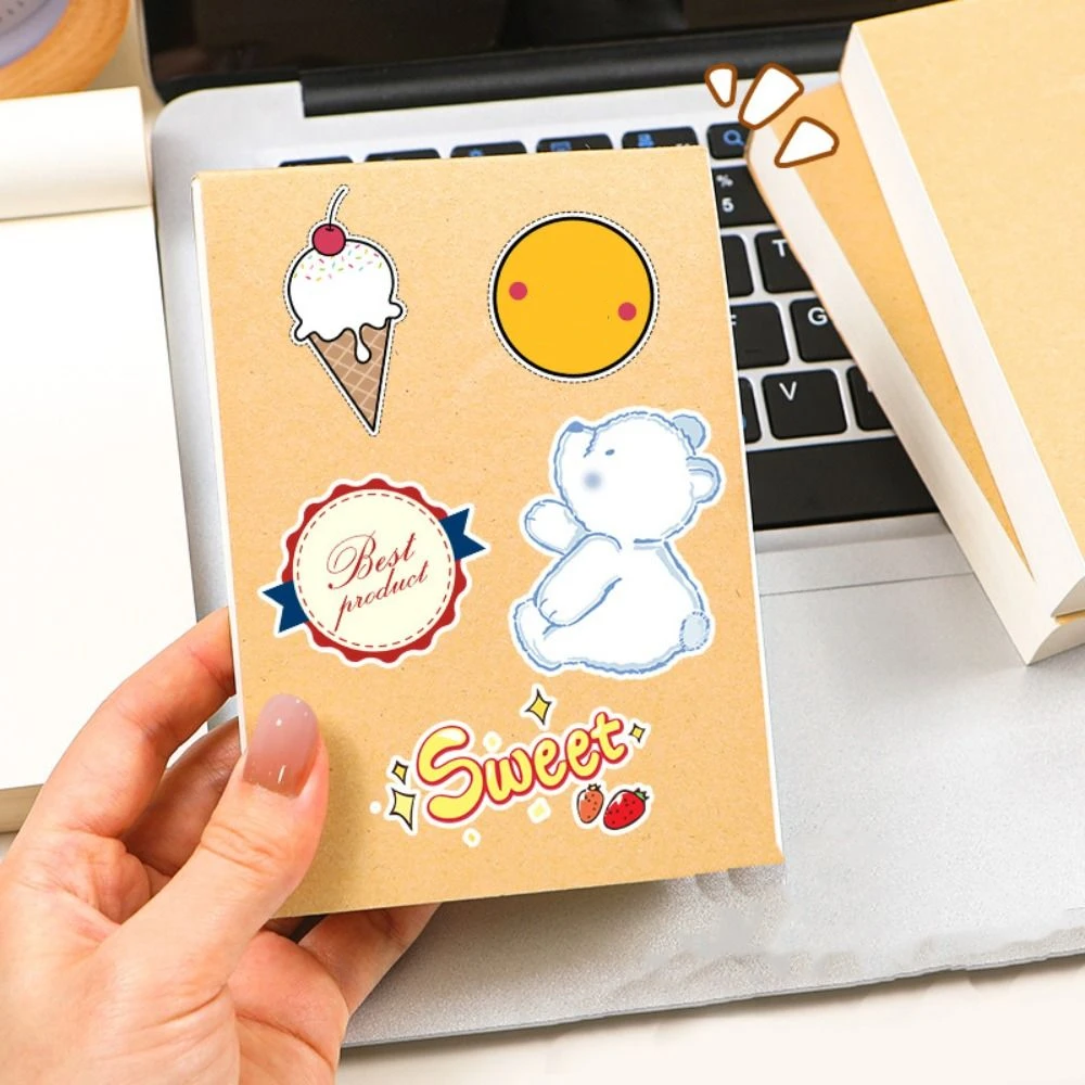 

A6 Blank Draft Notebook 252Sheets Thicken DIY Office Notebook Message Paper Easy to Tear off Painting Sketchbook Stationery