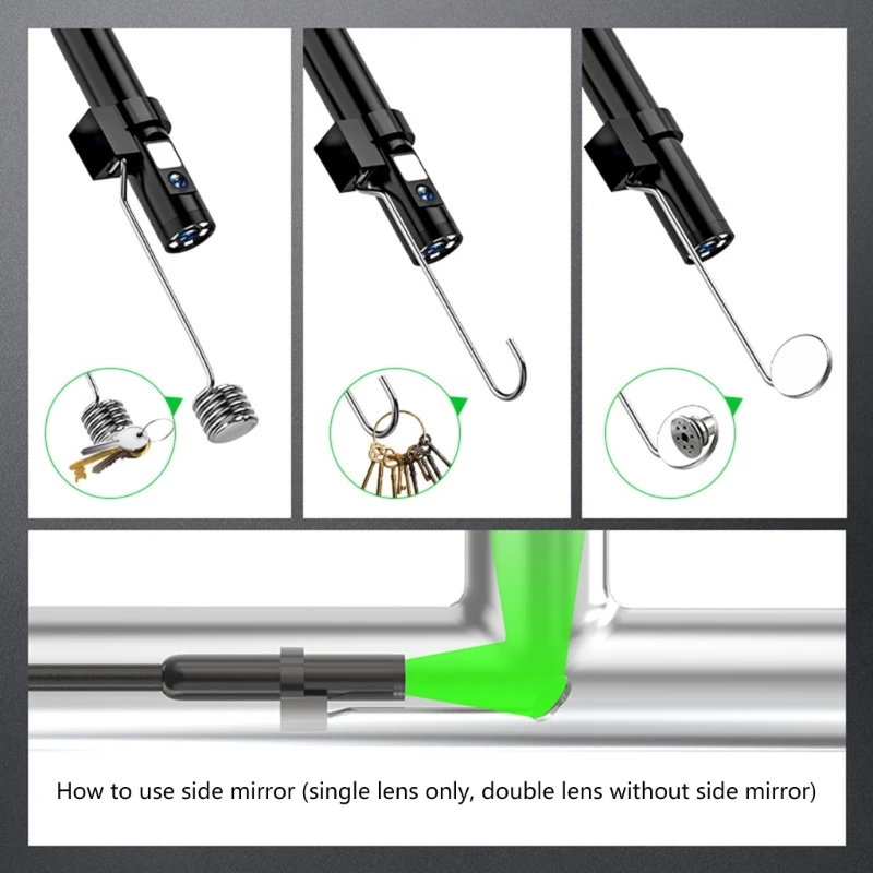 

Borescope Scope Camera Endoscope Inspection Camera with LED Light Waterproof Camera for Inspection Single/Double Lens