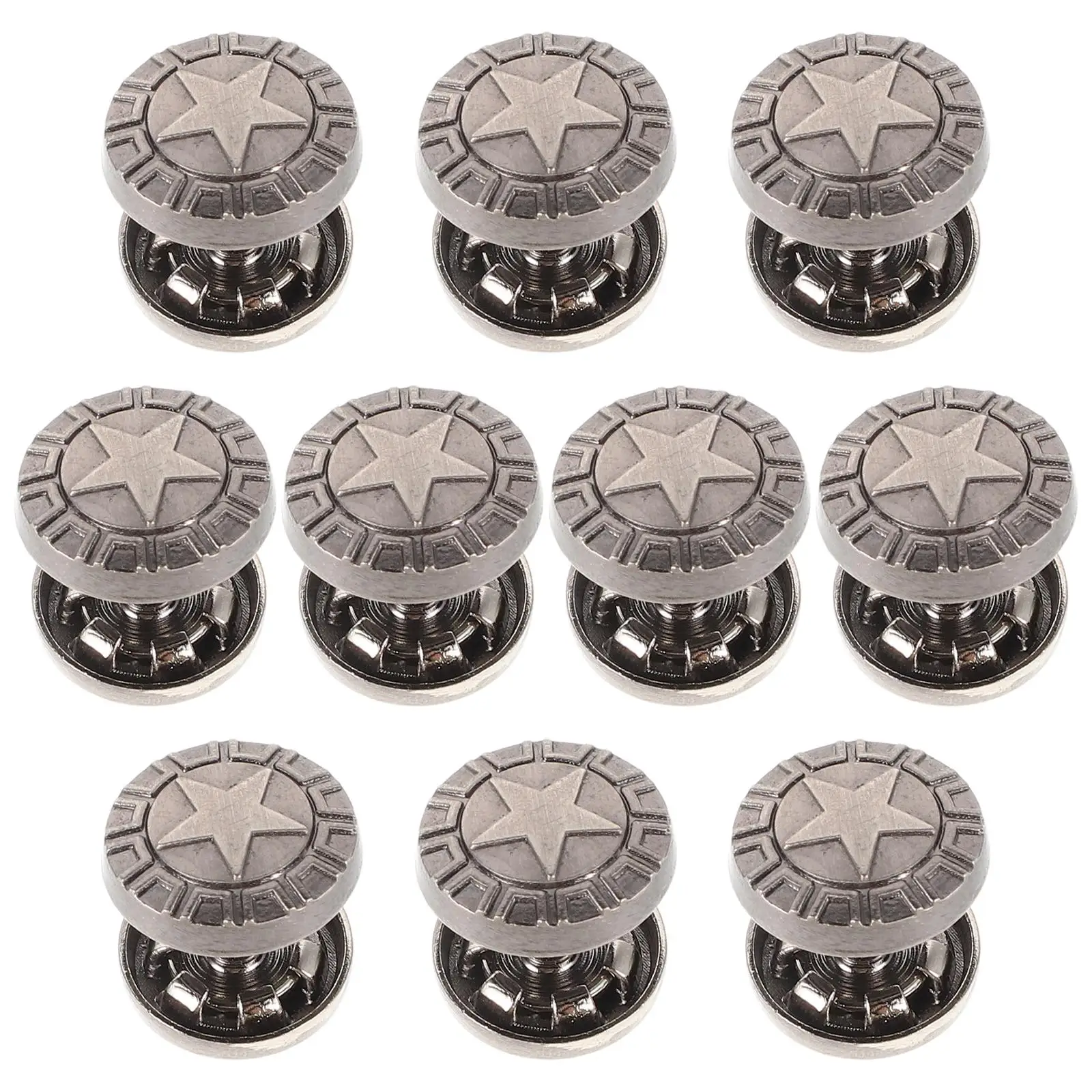 

1 Set Heavy-Duty Rivets For Shoes Durable Sandals Screw Buttons Beach Shoes Accessory Easy-To-Install Rivets For Sandals Repairi