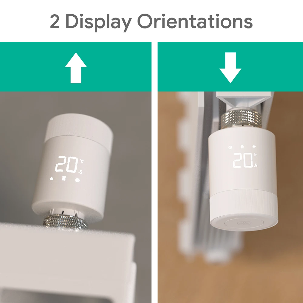 Beok Tuya Wifi Radiator  Thermostatic Valve TRV Programmable Remote Temperature Controller with Google Home Alexa