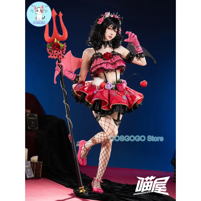 Anime LoveLive Tojo Nozomi/Yazawa Nico Cosplay Costume Little Devil Awakening Uniform Activity Party Role Play Clothing