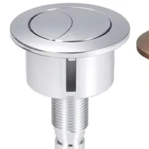 Toilet Flush Button Kit Replacement for Dual Flush System Compatible with For 20mm and 40mm Lid Holes Installation Components