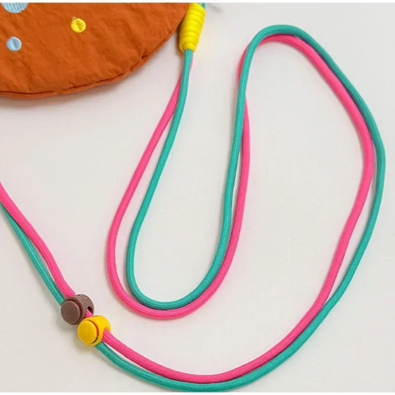 Niedliche Cartoon-Tier-Stickerei Umhängetasche, Bunte Mini-Geldbörse, Leichte Nylon-Kinder-Handytasche, Damen-Schultertasche – Detail 6