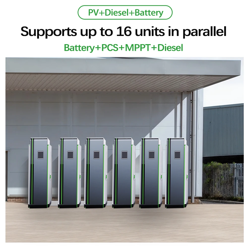 Solar Lithium Battery and Inverter 10kw 15kw All in One Hybrid Inverter 48kwh 50kwh Plug and Play Lifepo4 Battery Storage System