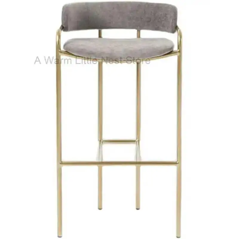 

Metal Kitchen Modern Bar Home Stools Luxury Stool High Chair Bedroom High Sillas Para Comedor Restaurant Furniture