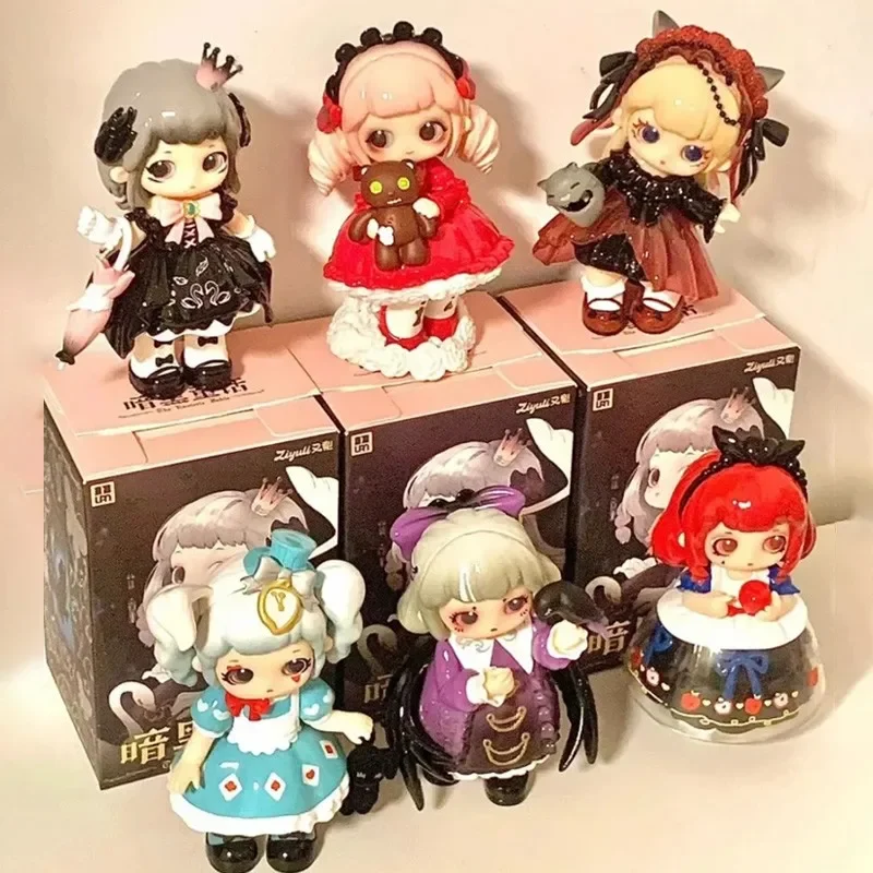 Ziyuli V3 la serie Esotérica Fable caja ciega de juguete Linda figura de acción de Ziyuli muñeca caja misteriosa bolsa decoración modelo regalos de cumpleaños