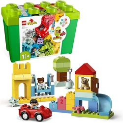 LEGO DUPLO-10914 LEGO DUPLO Deluxe Colorful Bucket Building Blocks Toy Set, Room Decoration