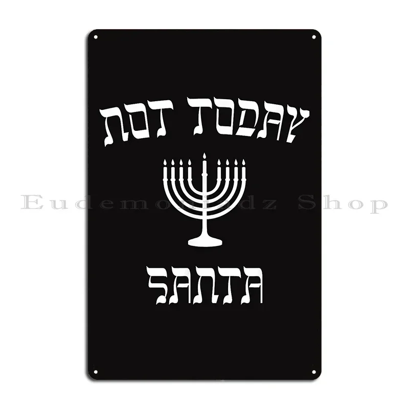 Hanukkah Pitbull Metal Sign Cinema Painting Design Personalized Club Tin Sign Poster