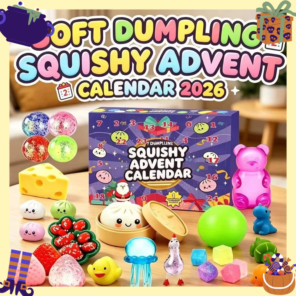 Advent Calendar Gift - Calendario dell'Avvento Squishy a Forma di