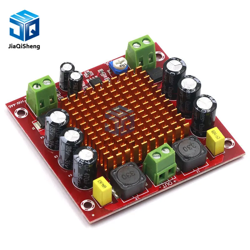 Digital Amplifier Board TPA3116DA TPA3116 150W D2 Mono Channel Digital Power Audio Amplifier Board XH-M544 DC 12V 24V