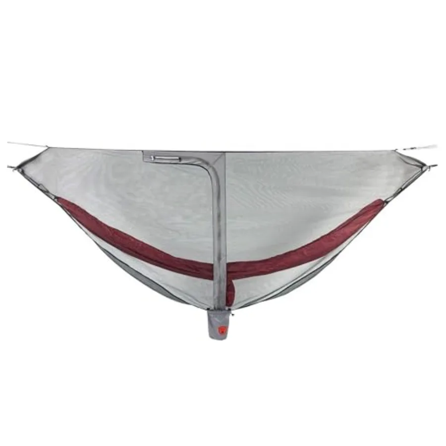 

Lightweight Mozzy Net Ultralight No-See-Um Hammock Bug Net with Knotless Cordlock Suspension and Double-Sided Zipper Fits 11' H
