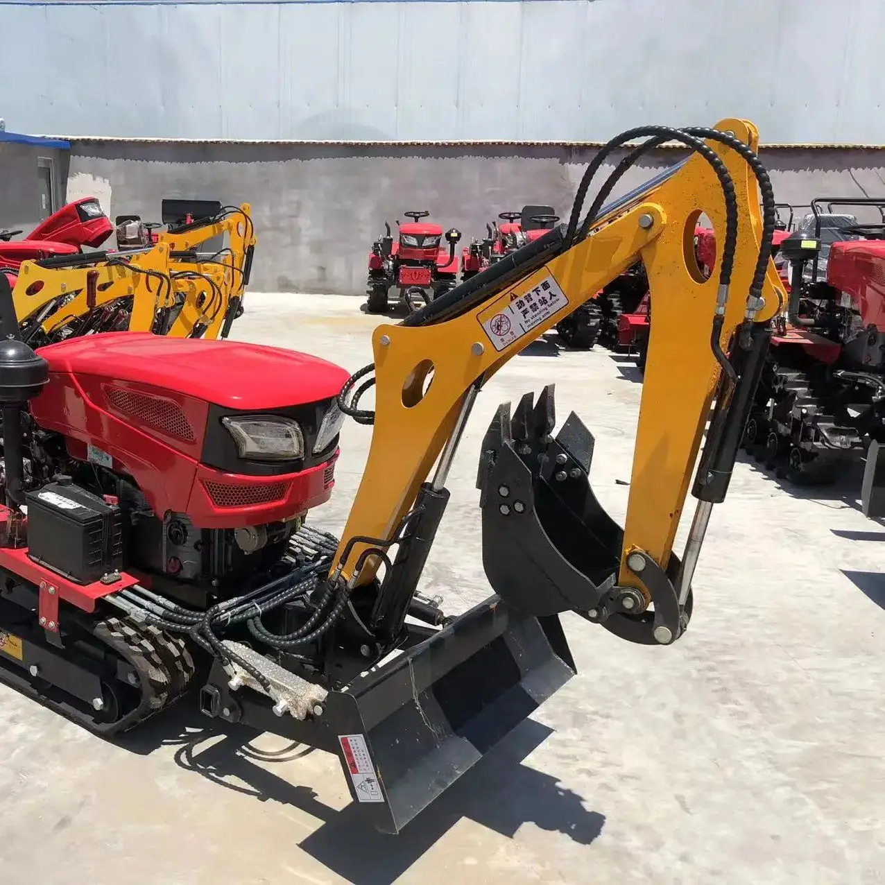 

Customized Diesel Crawler Plough Machine 35HP Micro Tiller Dry Land Paddy Field Use