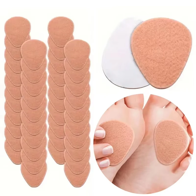 36 pièces de coussinets métatarsiens en feutre antidérapants et auto-adhésifs, protection anti-frottement pour callosités, pour hommes et femmes, soins quotidiens des pieds