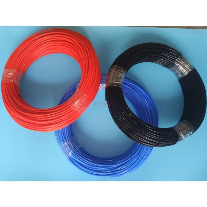 

6x8mm 8x10mm 10x12mm PTFE ETFE FEP tube heat corrosion resistant UV black blue red tubing