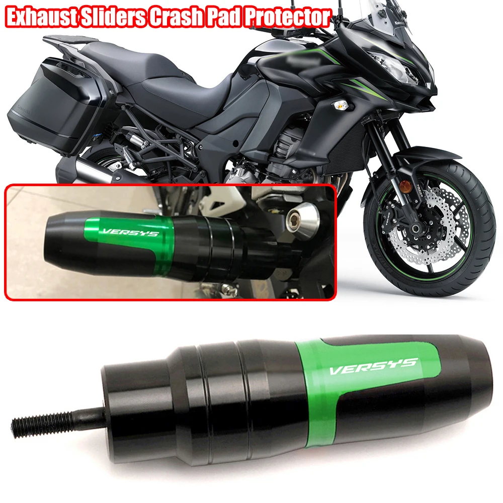 For Versys650 Versys1000 Versys 650 1000 Versys X 300 400 Motorcycle CNC Falling protection Exhaust Slider Crash pad slider