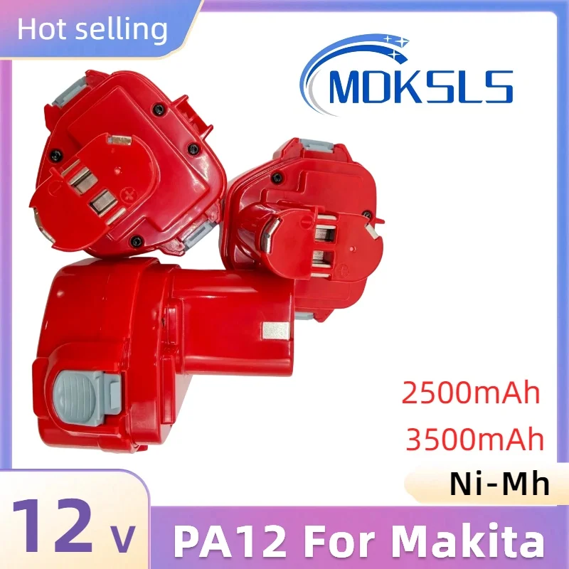 

12V 3500mAh Battery For Makita PA12 Ni-Mh Battery For Makita 1200 1220 1201 1222 1233SA/B1235 192681-5 Power Tool Batteries