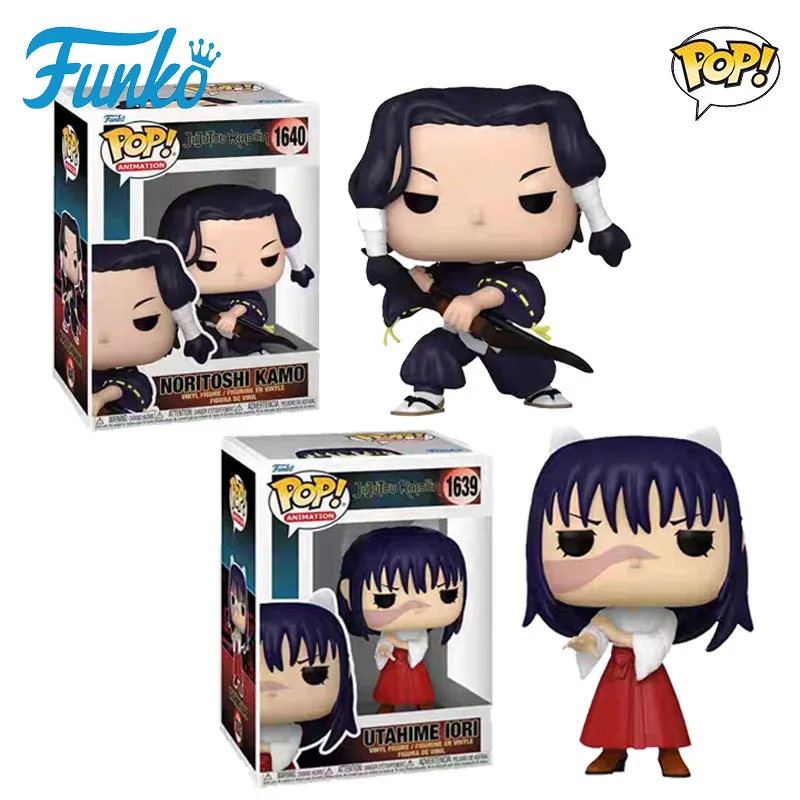 

Funko Pop Original Jujutsu Kaisen Anime Figure Iori Utahime Noritoshi Kamo Action Figure Toys for Boys Girls Kids Gift Model