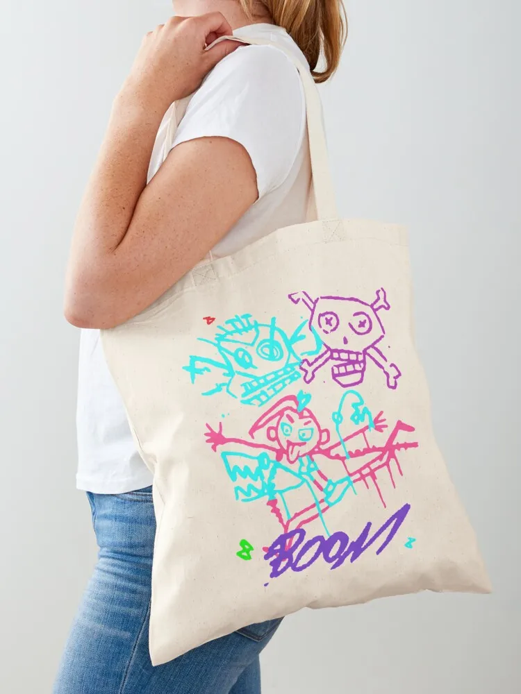 

jinxed pow pow boom monkey Classic T-Shirt Tote Bag tote custom Big men men's