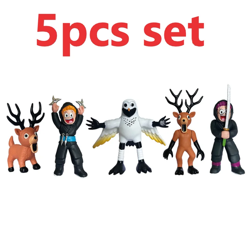 99 noites na floresta figura coruja figuras elk estatueta jogo periferia estátua modelo bonecas coleção quarto decora brinquedos crianças presentes