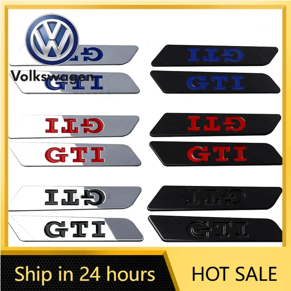 

Металлические наклейки-эмблемы на бампер и крылья для Volkswagen Jetta MK5, Golf, GTI MK3, MK5, Passat, Polo