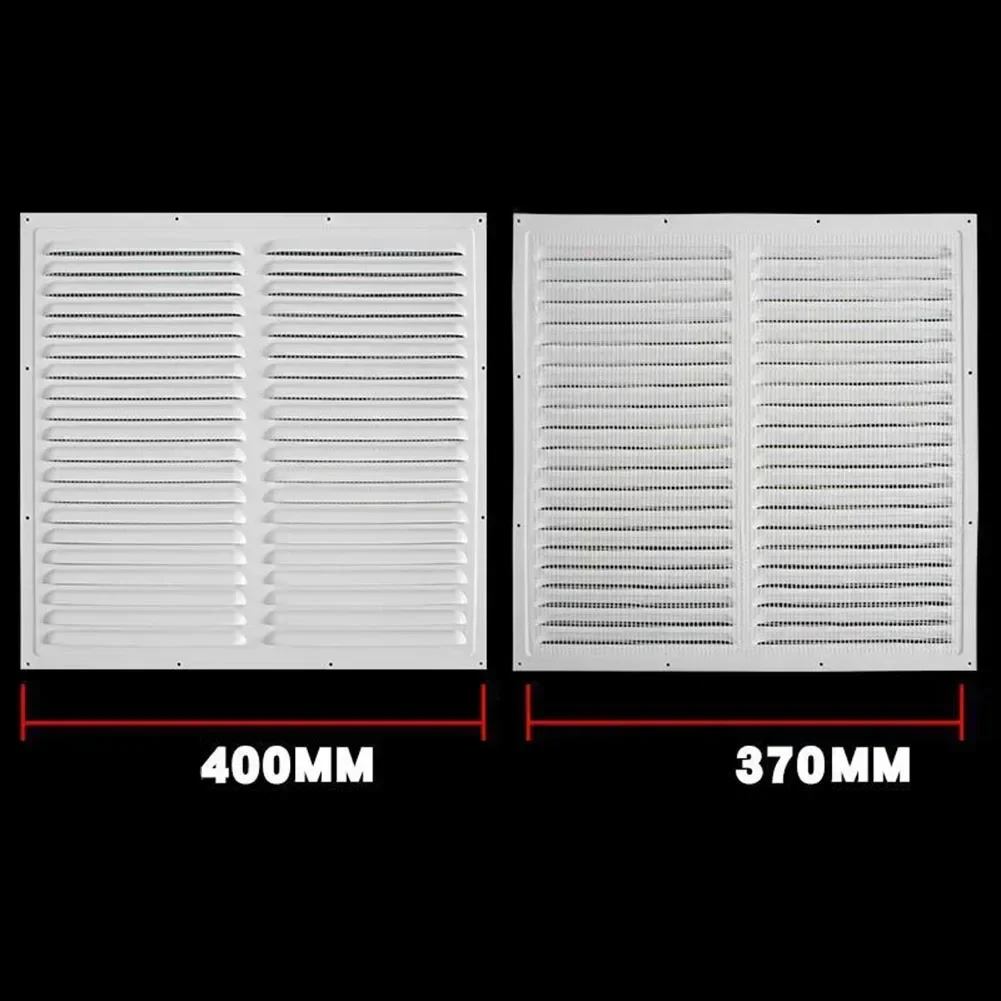 Air Vent Grille Ventilation Cover Metal Square Vent Insect Screen Cover Vents Plate Louver Air Outlet Insect Screen Cover