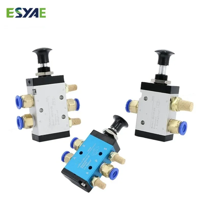 Free shipping Manual valve mechanical valve 3R210/4R210/3R310/4R310/4R410 pneumatic switch two-position three-way valve