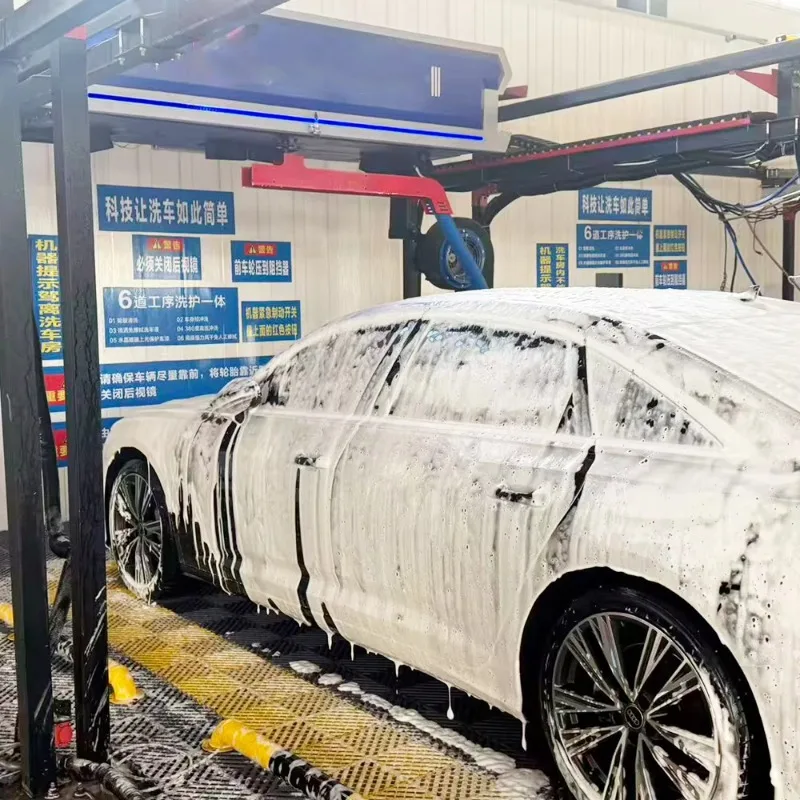 YG Customized Touchless Automatic Car Wash Machine Contactless High Pressure Foam Cleaning System With Automatic Dryer